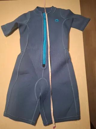 Neopreno infantil azul corto