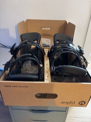 Fijaciones Snowboard Amplid Santos Talla M