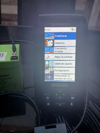 Sonda Garmin Striker Plus 4 + Transductor+batería