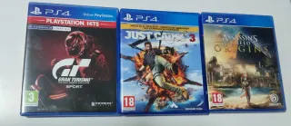 Consola PS4 + 2 Mandos + 3 Juegos