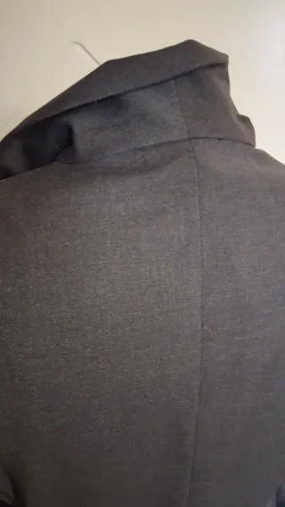 Giacca donna elegante grigio ferro