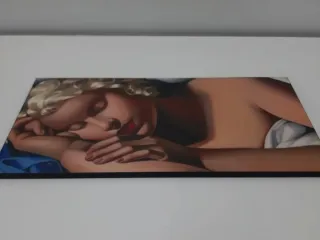 Cuadro La durmiente Tamara de Lempicka
