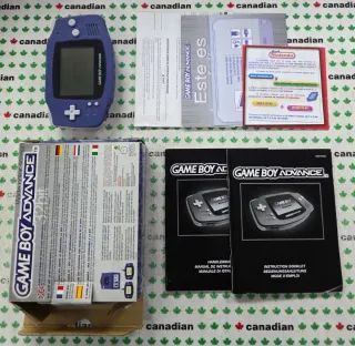 Consola Game Boy Advance Morada Caja