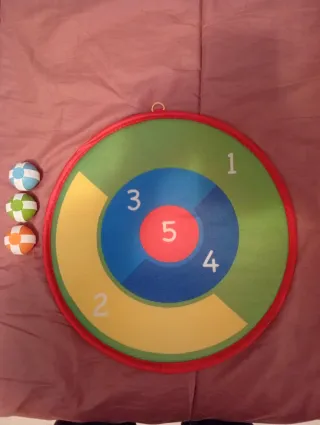 Diana con velcro y 3 pelotas