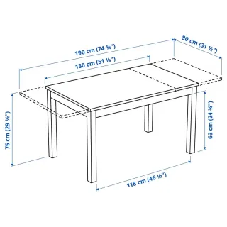 Por mudanza  Mesa de comedor Ikea con 5 sillas