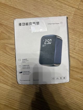 Compresor de aire portátil digital