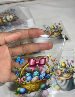 50 Bolsas Celofán Pascua Polipropileno