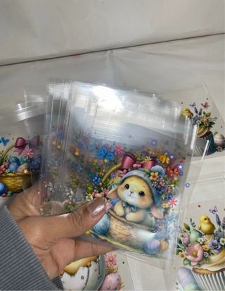 50 Bolsas Celofán Pascua Polipropileno