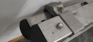 Escalera de 9 peldaños extensible de aluminio