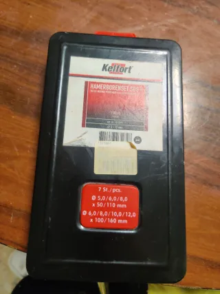 Juego de brocas para pared