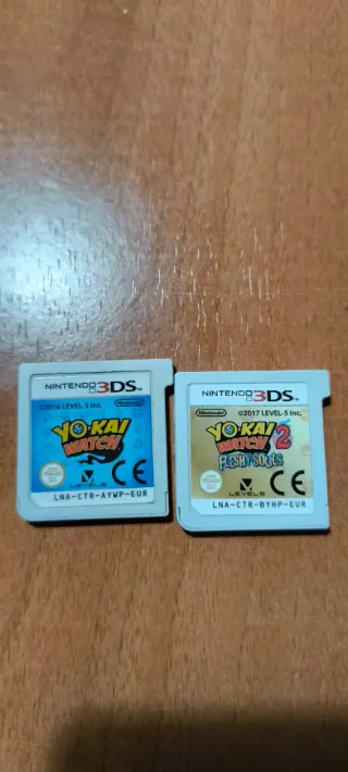 Juegos Yokai Watch 1 y 2 para 3DS