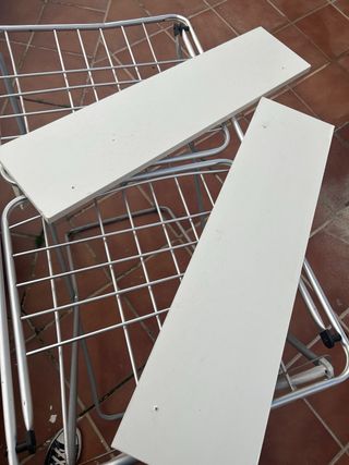 Estanterías IKEA blancas