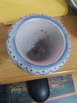 Mortaio Deruta decorato