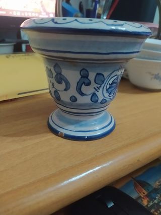 Mortaio Deruta decorato