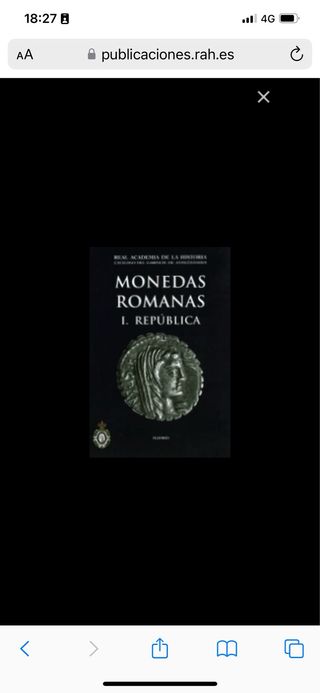 Monedas Romanas I. República RAH