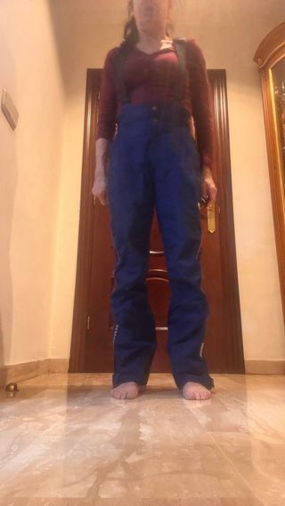 Pantalón esquí Descente azul T36