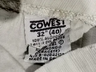 Pantalón beige hombre Cowest bolsillos cargo