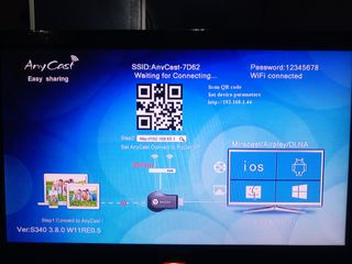 Anycast M2 Plus Receptor WiFi Display