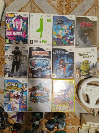 Nintendo Wii + 11 Giochi + Accessori