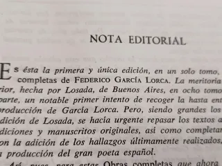 Obras completas Federico García Lorca