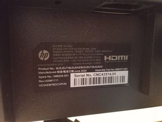 Monitor HP 324PF Negro