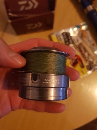 Carrete Daiwa 3000 y caña de pesca
