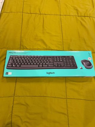 Combo Teclado y Mouse Inalámbrico Logitech MK270