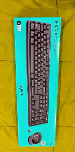 Combo Teclado y Mouse Inalámbrico Logitech MK270