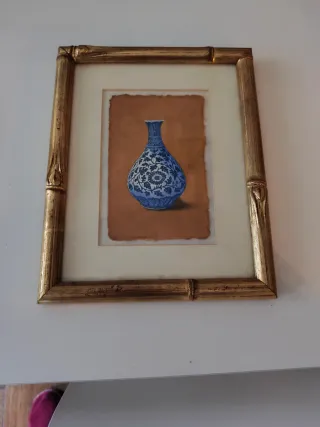 Set 2 Cuadros Jarrón Vintage