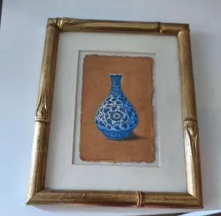 Set 2 Cuadros Jarrón Vintage