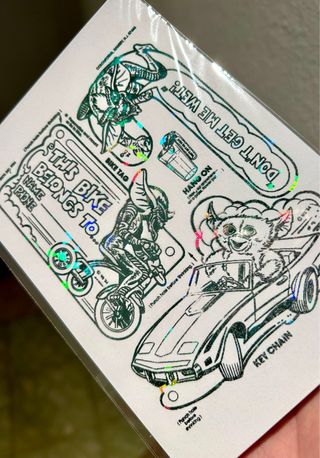 Gremlins 4 Postales Holográficas