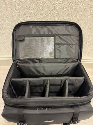 Bolsa de fotografía con cubre lluvias