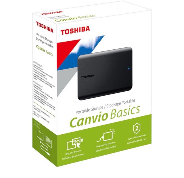 Disco Duro Externo Toshiba Canvio Basics 2TB