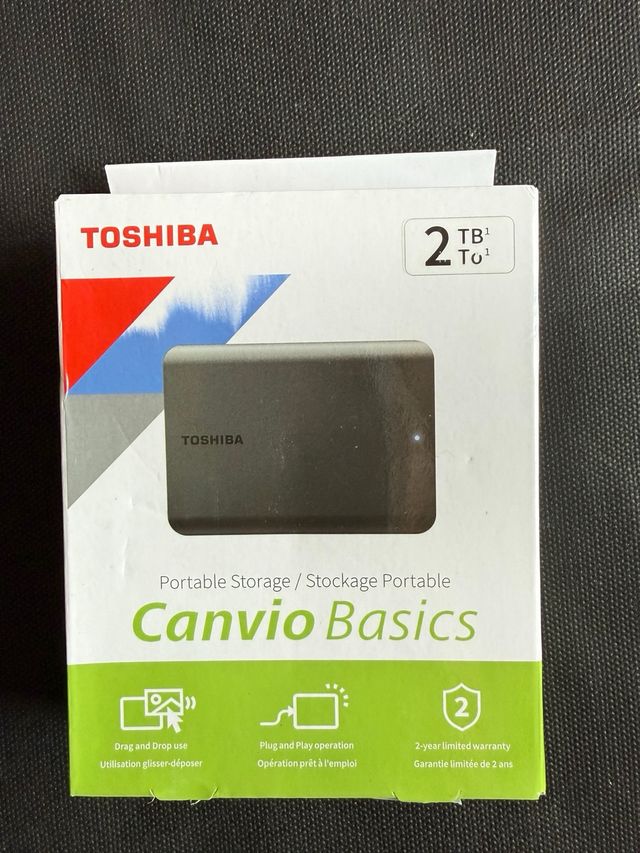Disco Duro Externo Toshiba Canvio Basics 2TB