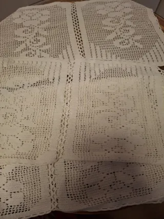 Conjunto de pañitos de crochet