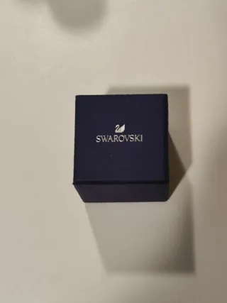 Anillo Swarovski Flor Oro Rosa y Circonitas