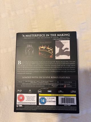 Blu-ray Juego de Tronos 3 Temporadas