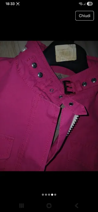 Giubbino donna fucsia