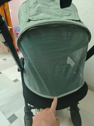 Capota Bugaboo Bee Verde Ventilada Perfecto Estado