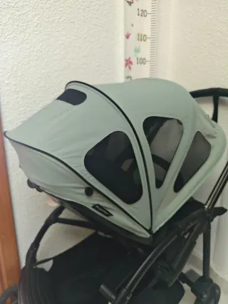 Capota Bugaboo Bee Verde Ventilada Perfecto Estado
