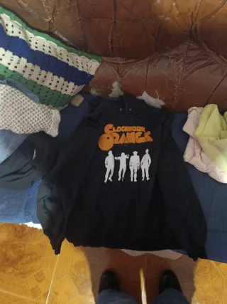 Sudadera Naranja Mecánica Descatalogada