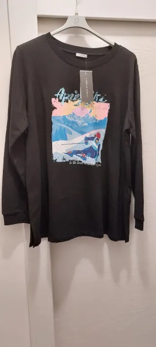 Felpa Fiorella Rubino con stampa