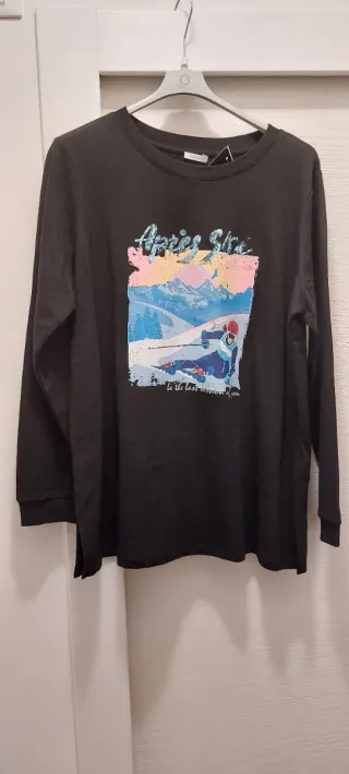 Felpa Fiorella Rubino con stampa