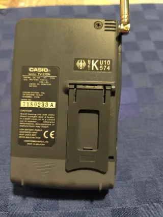 Casio TV-770 TV Portatile Grigio