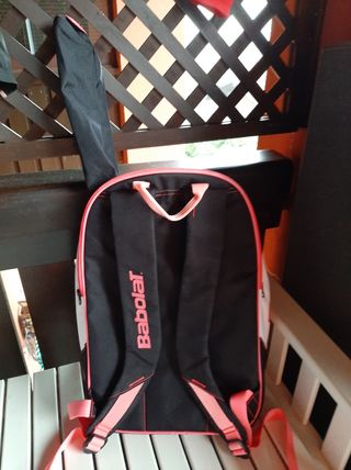 Zaino Babolat tennis bianco e fucsia