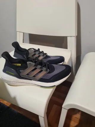 Zapatillas Adidas Ultraboost 21 Negras y Verdes