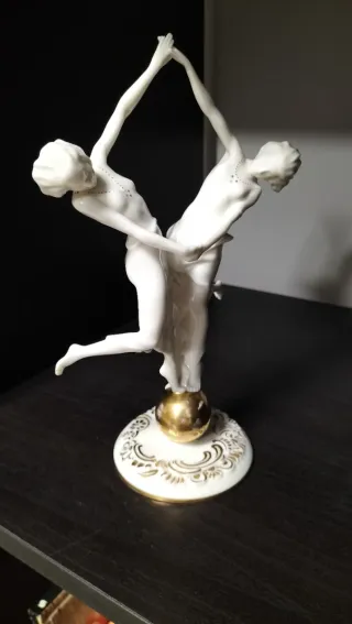 Bailarinas Porcelana esmaltada de Bavaria