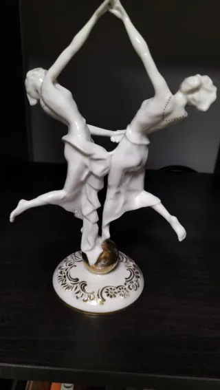 Bailarinas Porcelana esmaltada de Bavaria