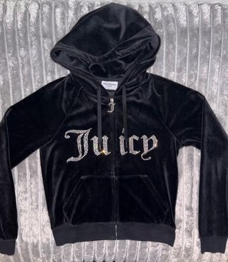 Tuta Juicy Couture nera con brillantini