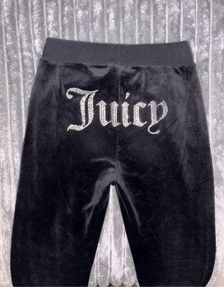 Tuta Juicy Couture nera con brillantini